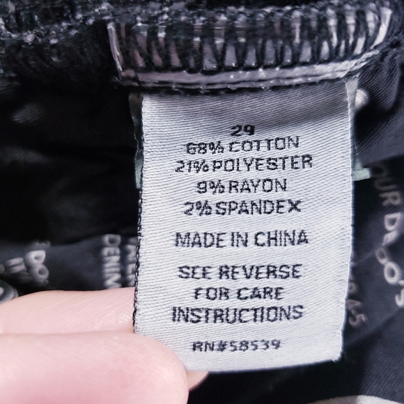 Evereve The Ever Straight High Rise Fit Jean Washed Black Women's Size 29 - Picture 9 of 11